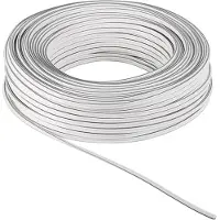 Pro 67747, Kupferverkleidetes Aluminium (CCA), 10 m, Weiß
