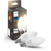 Philips Lichtquelle Kerze Hue - E14 - 6W - White 2er-Set