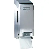 Mediclinics Toilettenpapierspender für 2 Rollen PRO784 Edelstahl matt gebürstet
