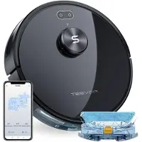 TESVOR S6 Roboter-Staubsauger, Trocken-/Wischsaugen, 22 Watt, TierhaarbÃ1/4rste