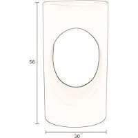 Dutchbone | Beistelltisch Sai Beige Metaal 30x30x56 cm | NADUVI