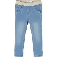 Name it Mädchen Jeans-Jeggins mit elastischem Bund in Blau | Gr.: 56