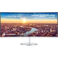 Samsung C34J791WTR, 86,4 cm (34"), 3440 x 1440 Pixel, UltraWide Quad HD, QLED, 4 ms, Weiß