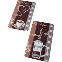 Bonprix Herdabdeckplatten mit Kaffee-Motiv (2er Pack)