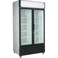 CombiSteel Kühlschrank 2 Glastüren FCU-750 (7455.2105)