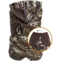 Croci Hundemantel Dackel Militärtarnung braun