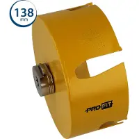 Wareco ProFit Multi Purpose HM hulsav med adapter, 138 mm