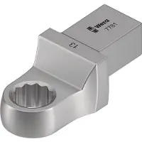 Wera 7781, Torque wrench end fitting, Silber, 22 mm, 1 Stück(e), Chrom-Vanadium-Stahl (Cr-V), 2,8 cm