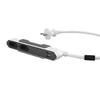 Allocacoc PowerBar USB, Typ C, Grau, Weiß, CE, RoHS, 2 AC-Ausgänge, 230 V, 5 V