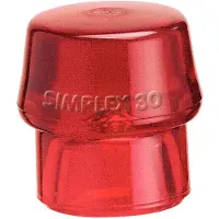 HALDER SIMPLEX 3206060 Einsatz, Plastik, rot, 60 mm