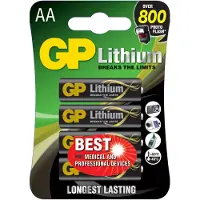 Gold Peak Industries Batteries Lithium Primary AAA, Einwegbatterie, AAA, Alkali, 1,5 V, 4 Stück(e), Premium