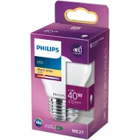 Generique Lampen in Kerzen- und Tropfenform, 4,3 W, 40 W, E27, 470 lm, 15000 h, Warmweiß