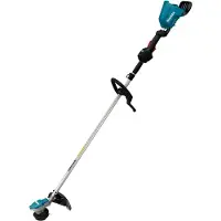 Makita DUR 368 LPT2 Akku Rasentrimmer 36V ( 2x18V ) Brushless + 2x Akku 5,0Ah + Doppelladegerät