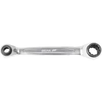 Ks Tools 4 in 1 GEARplus umschaltbar Doppel-Ratschenringschlüssel