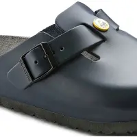 Birkenstock ESD-Clog Boston, blau, normal 1 St Schuhe