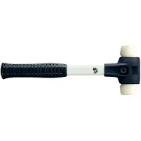 HALDER Schonhammer SIMPLEX Länge 300 mm Kopf-Ø 30 mm Fiberglas mit Gummigriff