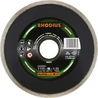 Rhodius 303053 Rhodius DG50 diamantskæreskive 115 x 5,0 x 1,6 x 22,23 mm Diameter 115 mm 1 stk
