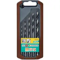 Wolfcraft Holzspiralbohrer-Set CV-Sechskant-Schaft Ø 3 - 8 mm 5-teilig GLO761081226