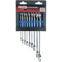 Ks Tools 9-tlg. Ring-Maulschlüssel-Satz CHROMEplus 8-19 mm Stahl