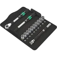 Wera 8006 SC 1 Zyklop Hybrid-Knarrensatz, 1/2"-Antrieb, metrisch, 13-teilig