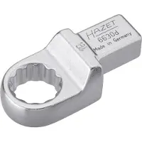 Hazet Einsteck-Ringschlüssel 6630D-19 Einsteck-Vierkant 14 x 18 mm Außen-Doppel-Sechskant-Tractionsprofil 19