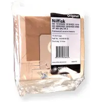 Nilfisk 140 8618 000, Staubbeutel, Trommel-Vakuum, 10 l, , GD1010, GDS1010, HDS1010, SALTIX 10, VP100, VP300 eco, 10 Stück(e)