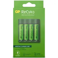 GP Batteries B421, Nickel-Metallhydrid (NiMH), AA, AAA, 4 Stück(e), Akkus/Batterien enthalten