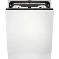 AEG FSE75748P, Voll integriert, Standardgröße (60 cm), Schwarz, Berührung, 1,8 m, 1,8 m