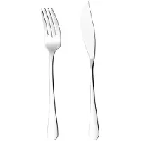 Esmeyer 12-tlg. Fischbesteck Sylvia, aus Edelstahl 18/10, poliert, Materialstärke 2,5 mm. , 156-253
