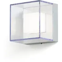 Konstsmide Sanremo Small grau lackiertes Aluminium, klares Polyat Glas (bruchsicher) 7924-310