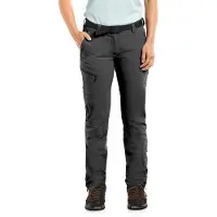 Maier Sports Funktionshose "Inara slim", Damen, Gr. 88, Langgrößen, schwarz, 90% Polyamid, 10% Elasthan, Hosen Funktionshose, Herren Wanderhose, atmungsaktive Outdoor-Hose, 4 Taschen, Slim Fit