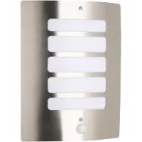 Brilliant Todd Silberne Metallwandleuchte - 60 W E27