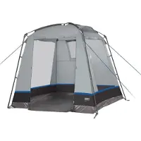 High Peak Veneto Freistehendes Gerätezelt 200 x 200 x 190 cm grau/blau