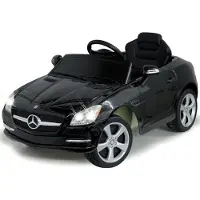 Jamara 404616 - Ride-on Mercedes Benz SLK schwarz Elektroauto