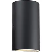 Nordlux Wandleuchte Rold, schwarz, IP44, 84136003