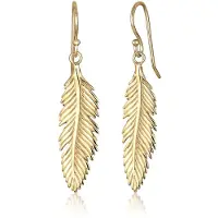 Elli Ohrringe Feder Boho Hippie Festival Trend 925 Silber Elli Gold