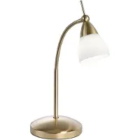 Paul Neuhaus Tischlampe Pino, dimmbar, messing / gold, für Wohn- / Esszimmer, Metall, Modern, Tischlampe