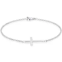 Elli Armband Symbol Religion Kreuz Filigran Trend 925 Silber Elli Silber