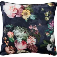 Essenza Zierkissen Fleur Nightblue (50 x 50 cm)