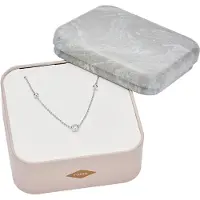 Fossil Halskette - Elliott Glitz Necklace Sterling - Gr. unisize - in Silber - für Damen