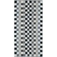 Cawö Duschtuch Unique Karo Anthracite (70 x 140 cm)