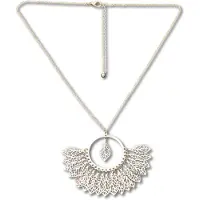 Steuer Modeschmuck Anhänger mit Kette Blättchenanhänger an Kette goldfarben