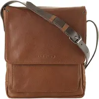 Harold's Leder Umhängetasche Tablettasche Ivy Lane Tablet Messengerbag Upend Cognac braun