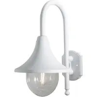 Konstsmide Bari weiß lackiertes Aluminium, klares Acrylglas 7237-250