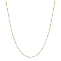 Elli Halskette Basic Panzerkette Kugeln Trend Fein 925 Silber Elli Gold