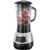 Russell Hobbs Velocity Pro 1,5 l Tischplatten-Mixer 1000 W Schwarz, Edelstahl, Transparent