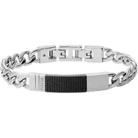 Fossil Mens Dress Armband aus Edelstahl