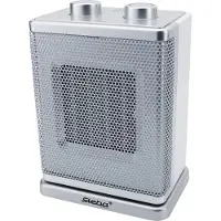 Steba KH 4, Elektrischer Raumheizlüfter, Keramik, Indoor, Flur, Silber, Weiß, Drehregler