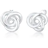 Elli Ohrringe Stecker Knoten Knot Basic Klassisch 925 Silber Elli Silber