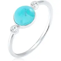 Elli Ring Geo Trend Blogger Edelstein Zirkonia 925 Silber Elli Silber